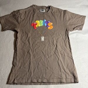 Kith Treats Shirt Mens Small Brown Balloon Graphic Tee Streetwear Casual Cotton‎